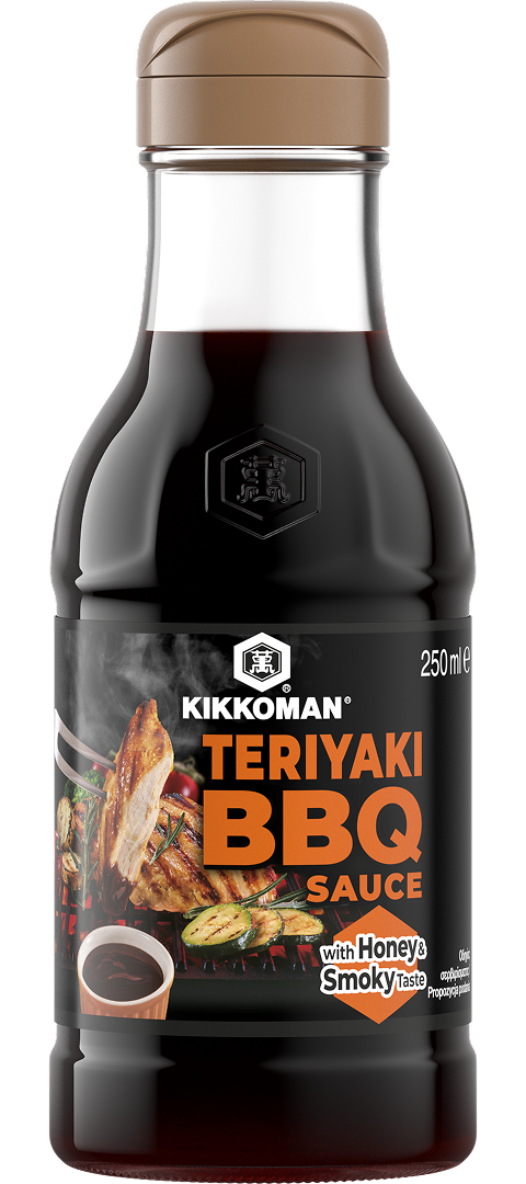 Salsa Kikkoman Teriyaki BBQ con miel y sabor ahumado