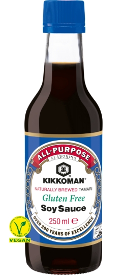 Salsa de soja Kikkoman sin gluten